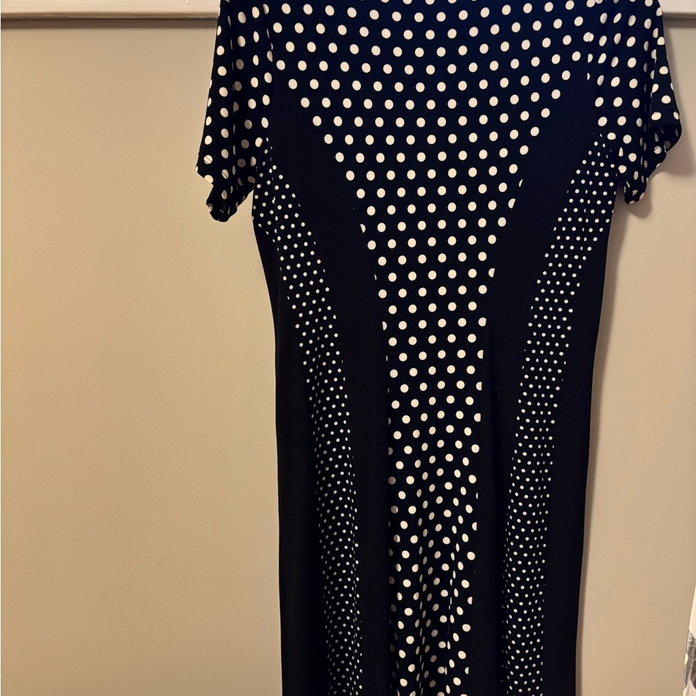 Michael Kors Black Dress with White Polka Dots